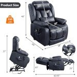 Comfortable Dual Motor Lift Chair with Massage and Heat