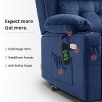 MCombo Small Dual Motor Lift Recliner Chair