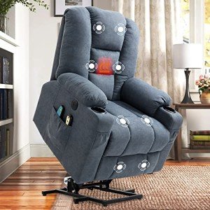 Power Lift Recliner Chair with Heat & Massage