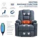 Power Lift Recliner Chair with Heat & Massage