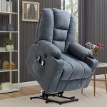 Power Lift Recliner Chair with Heat & Massage