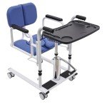 Hydraulic Patient Lift Chair with Detachable Cushion
