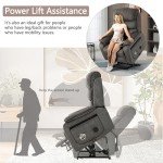 JIKFRIMA Power Lift Recliner Chair with Massage & Heat