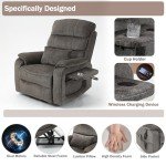 JIKFRIMA Power Lift Recliner Chair with Massage & Heat