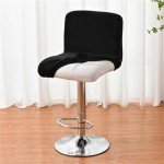 Soft Velvet Lift Chair Cover - Black