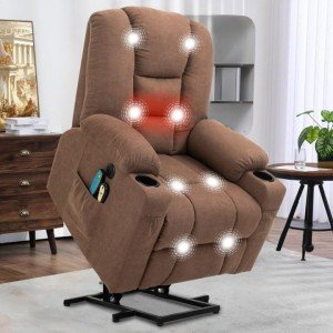 MEETWARM Electric Recliner Lift Chair with Massage