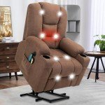 MEETWARM Electric Recliner Lift Chair with Massage