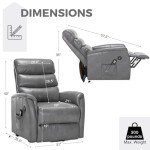 SNUGWAY 8795 Electric Lift Recliner Chair with Massage
