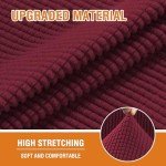 Stretch Slipcover for Electric Lift Recliner - Burgundy