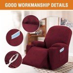 Stretch Slipcover for Electric Lift Recliner - Burgundy