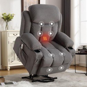 Electric Power Lift Recliner Chair with Massage