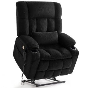 RESTREAL Dual Motor Lift Recliner Chair with Massage