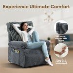 Bestier Triple Motor Lift Recliner Chair for Seniors