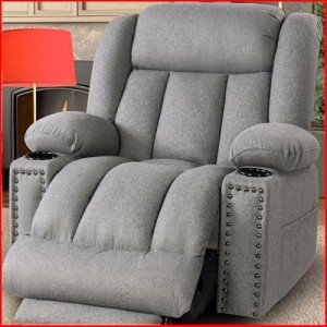 Large Power Lift Chair with Massage and Storage