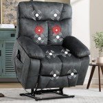 CANMOV Dual Motor Heated Lift Recliner Chair