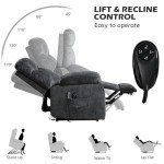 CANMOV Dual Motor Heated Lift Recliner Chair