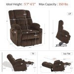 MCombo Large Dual Motor Lift Recliner Chair