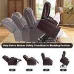 Compact Power Lift Chair with Heat and Massage