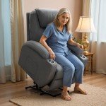 Flamaker Power Lift Recliner with Massage and Cup Holders