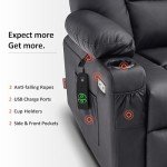 MCombo Large Power Lift Recliner Chair with Massage