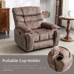 CANMOV Large Power Lift Recliner with Massage & Heat