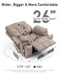Oversized Power Lift Recliner with Massage & Heat