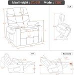 MCombo Power Lift Recliner with Cup Holders