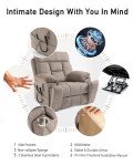 Oversized Power Lift Recliner with Massage & Heat