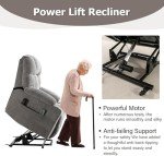 CANMOV Dual Motor Lift Recliner Chair with Massage