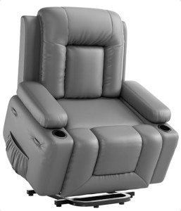 Oversized Power Lift Recliner Chair with Heat & Massage