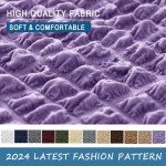 Jumbo Electric Recliner Chair Cover - Purple