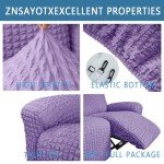 Jumbo Electric Recliner Chair Cover - Purple