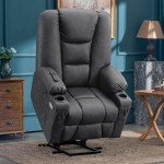 MCombo Large Power Lift Recliner Chair with Heat