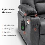 MCombo Large Power Lift Recliner Chair with Heat