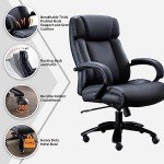 Extra Wide Heavy Duty Ergonomic Office Chair