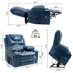 Heavy Duty Power Lift Chair with Heater & Massage