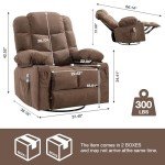 Massage Lift Recliner Chair with USB & Heat