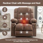 Massage Lift Recliner Chair with USB & Heat