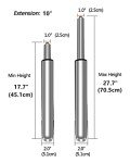 Adjustable Gas Lift Cylinder for Bar Stools
