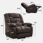 Phoenix Home Overstuffed Power Lift Massage Chair