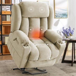 Oversized Power Lift Recliner Chair with Massage