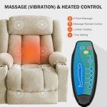 Oversized Power Lift Recliner Chair with Massage