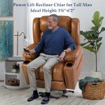 Large-Tall Power Lift Chair with Heat & Massage