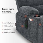 MCombo Large Power Lift Recliner Chair with Heat