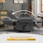 Trustyue Dual Motor Lift Chair with Massage & Heat