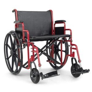 Monicare Wide Heavy-Duty Bariatric Folding Wheelchair