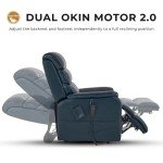Irene House Leather Lay Flat Lift Recliner Chair