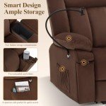 Large Power Lift Recliner with Massage & Heat