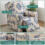 4-Piece Stretch Recliner Cover for Lift Chairs