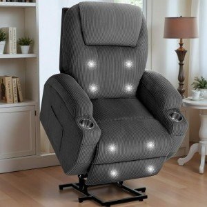 Electric Lift Recliner Chair with Massage Function